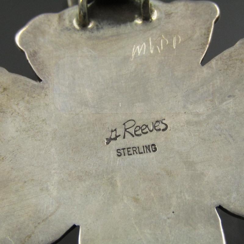 良品 Gary Reeves ナバホ族 ペンダント ターコイズ クロス 良品 Gary Reeves ナバホ族 ペンダント ターコイズ クロス