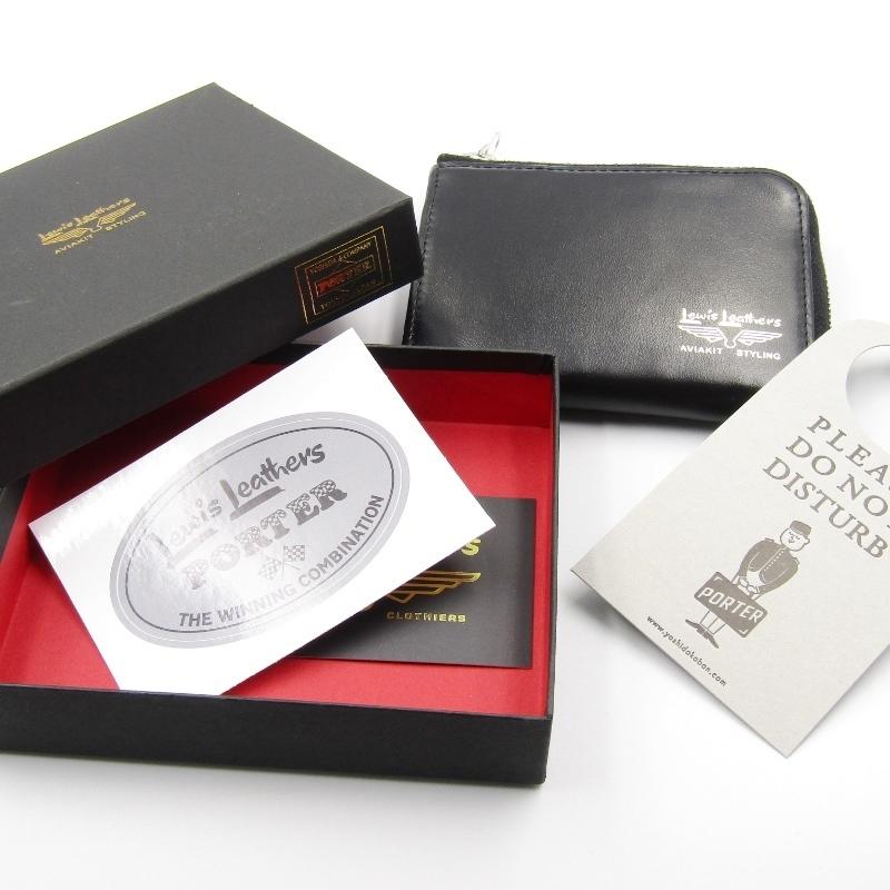 Lewis Leathers 良品 × PORTER ルイスレザー ポーター ミニ財布 Lewis Leathers 良品 × PORTER ルイスレザー ポーター ミニ財布