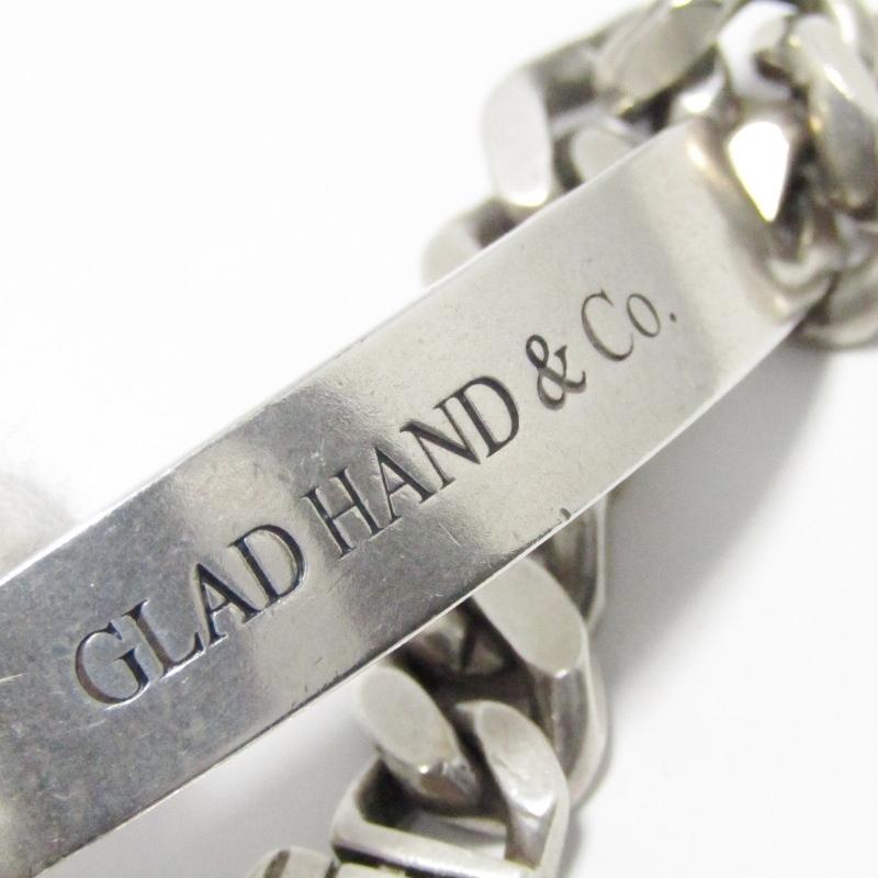 GLAD HAND JEWELRY グラッドハンド ジュエリー ブレスレット BRACELET M SV925 シルバー IDブレス チェーン  GLADHAND キヘイ 喜平 中古 30010568