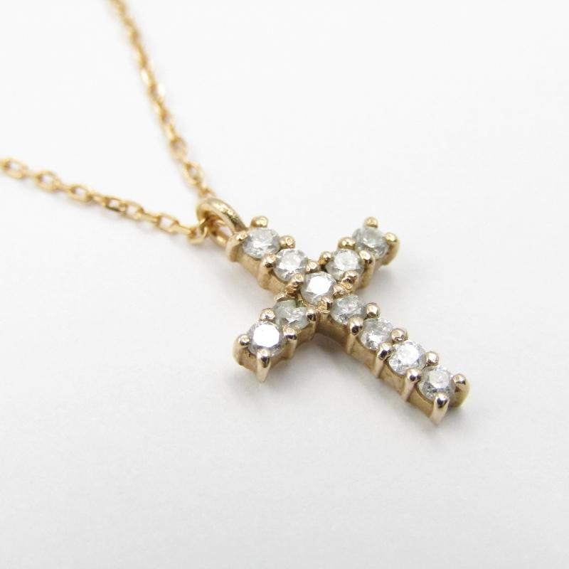GARNI ガルニ ネックレス K18PG MM Cross Pendant GN11064 GARNI ガルニ ネックレス K18PG MM Cross Pendant GN11064