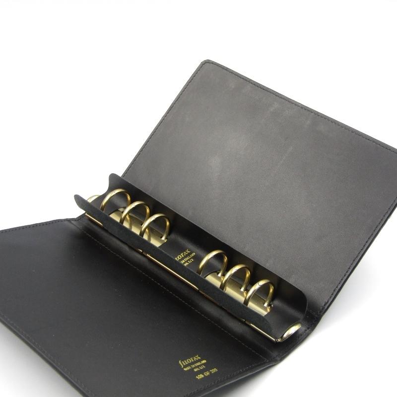 美品 fILOFAX ファイロファックス システム手帳 バイブル 6穴