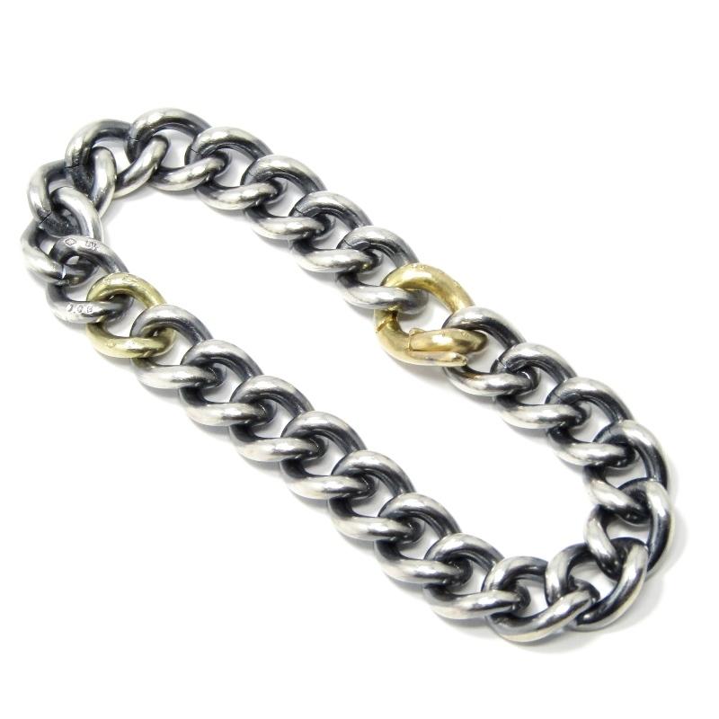 良品 hum ハム ブレスレット et-BR64S Humete Chain Bracelet SS 良品 hum ハム ブレスレット et-BR64S Humete Chain Bracelet SS