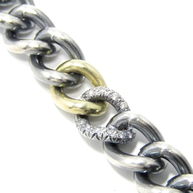 良品 hum ハム ブレスレット et-BR64S Humete Chain Bracelet SS 良品 hum ハム ブレスレット et-BR64S Humete Chain Bracelet SS