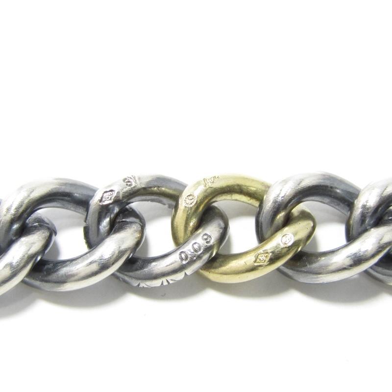 良品 hum ハム ブレスレット et-BR64S Humete Chain Bracelet SS 良品 hum ハム ブレスレット et-BR64S Humete Chain Bracelet SS