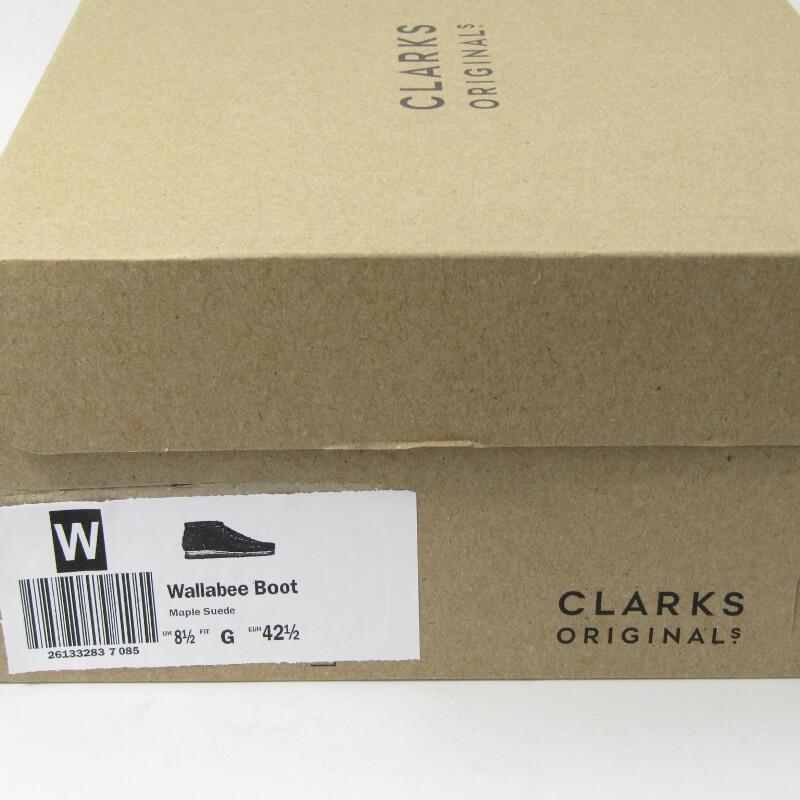 Clarks 未使用 クラークス ワラビーブーツ Wallabee Boot MAPLE Clarks 未使用 クラークス ワラビーブーツ Wallabee Boot MAPLE