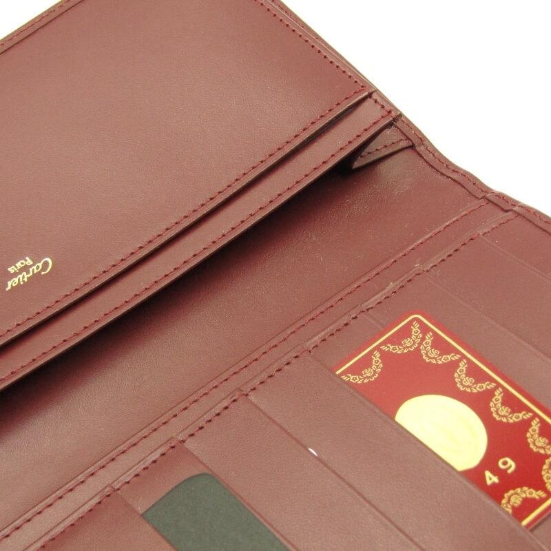 未使用 Cartier カルティエ 長財布 L3000465 マストライン 二つ折り 