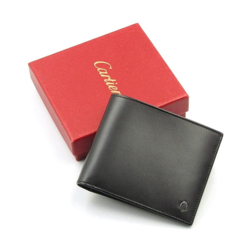 美品 Cartier カルティエ 二つ折り財布 L3000220 パシャドゥ