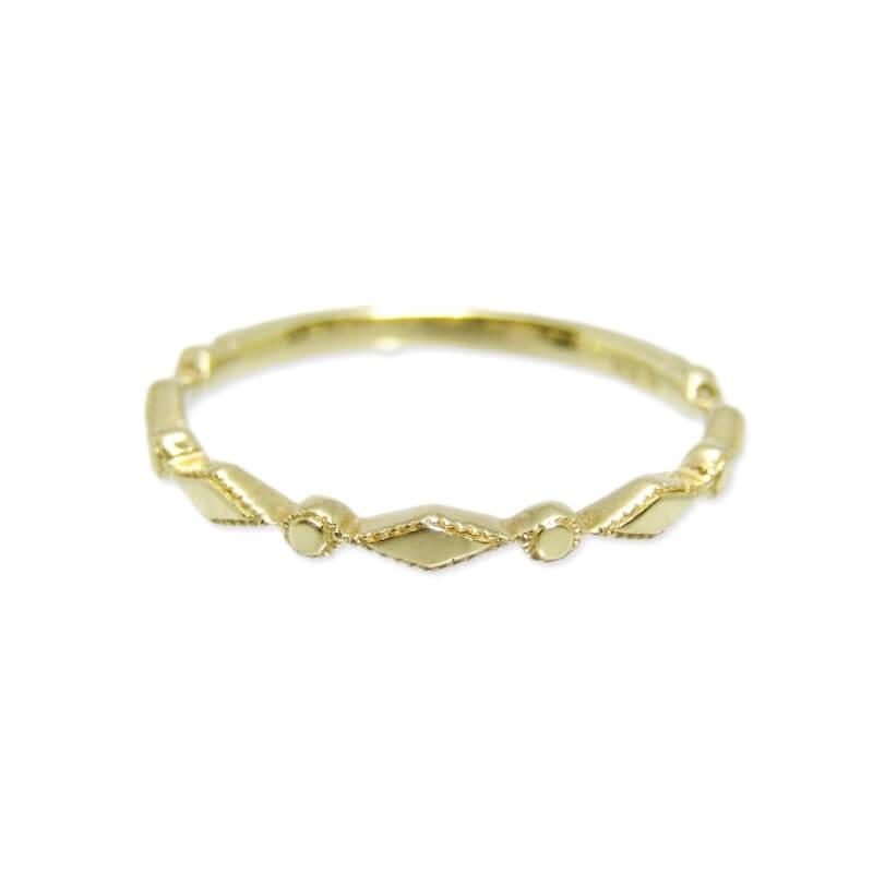 ビズー BIZOUX K18イエローゴールド リング クラリス