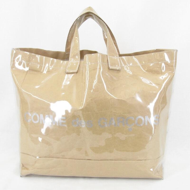 COMME des GARCONS コムデギャルソン ビニールペーパー トート COMME des GARCONS コムデギャルソン ビニールペーパー トート