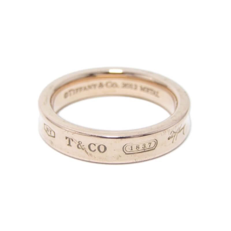 Tiffany&Co. ティファニー 1837 ナロー リング メタル ローズゴールド 
