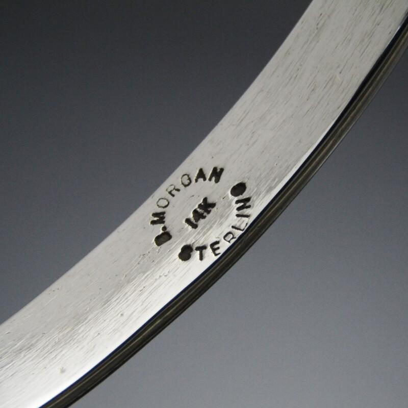 Bruce Morgan ナバホ族 バングル 14K スタンプワーク ブルース Bruce Morgan ナバホ族 バングル 14K スタンプワーク ブルース