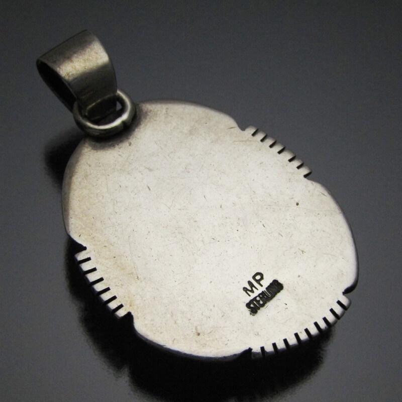 Navajo ナバホ族 ペンダント ターコイズ トップ MP作 30011404 