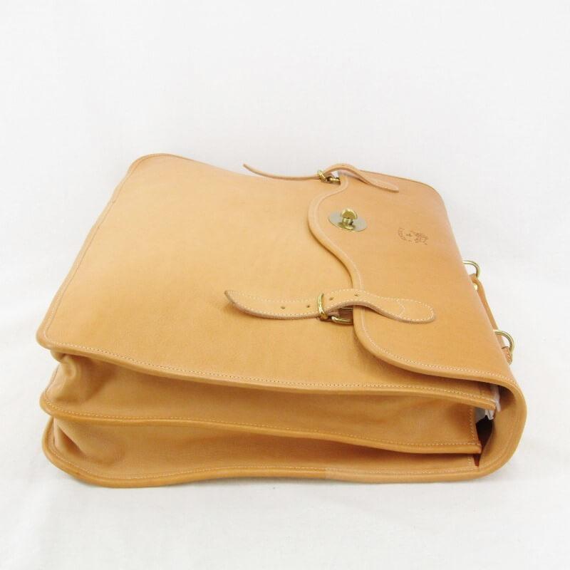 オープニングセール メンズ ビジネスバッグ レザー D0001 ブリーフケース イルビゾンテ Bisonte Il 美品 ナチュラル ブリーフケース Www Gatorheatandair Com