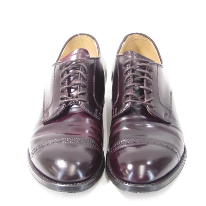 ALDEN 良品 Alden オールデン US7.5D 25.5cm パンチドキャップトゥ