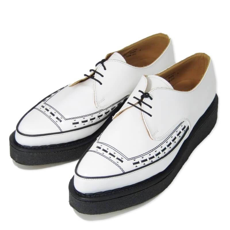 GEORGE COX ジョージコックス ラバーソール ホワイトUK9