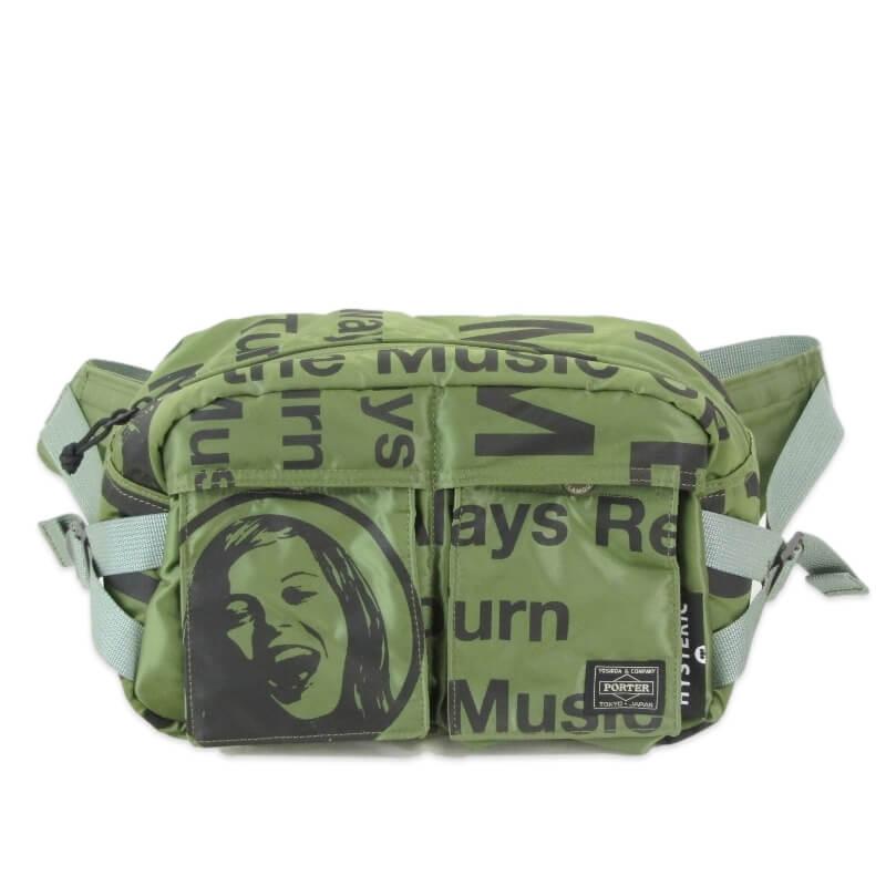 PORTER × HYSTERIC GLAMOUR ポーター ウエストバッグ WAIST BAG PORTER × HYSTERIC GLAMOUR ポーター ウエストバッグ WAIST BAG