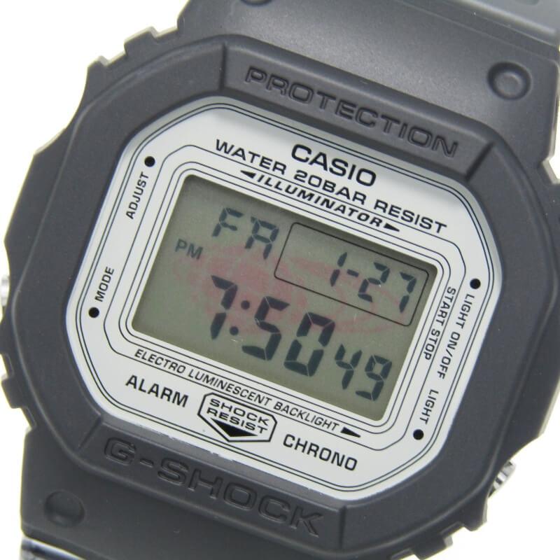 未使用 CASIO G-SHOCK Gショック BEAMS DW-5600VT ビームス別注 クレイジーパターン スケルトン 本体のみ ブラック 黒  30011837