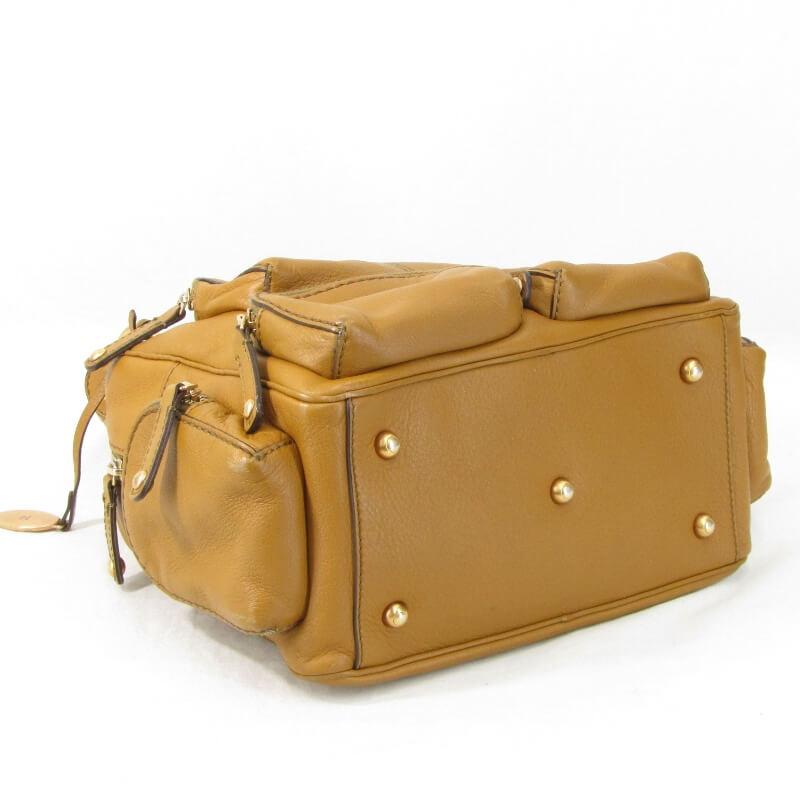 TOD'S トッズ ハンドバッグ マルチポケット レザー ミニボストン TOD'S トッズ ハンドバッグ マルチポケット レザー ミニボストン