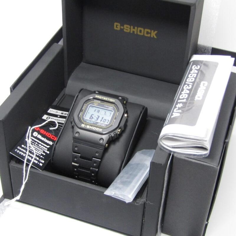 【美品】 GMW-B5000TB-1JR CASIO G-SHOCK GMW-B5000TB-1JR Full Metal Titanium Solar