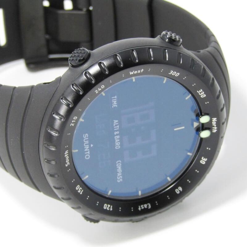 【新品未使用】SUUNTO CORE デジタル腕時計 ALL BLACK CORE 腕時計 クオーツ デジタル ラバーバンド 黒 ブラック（2024