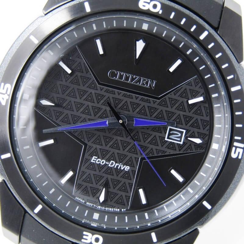 CITIZEN 美品 シチズン MARVEL AW1615-05W Black Panther マーベル  