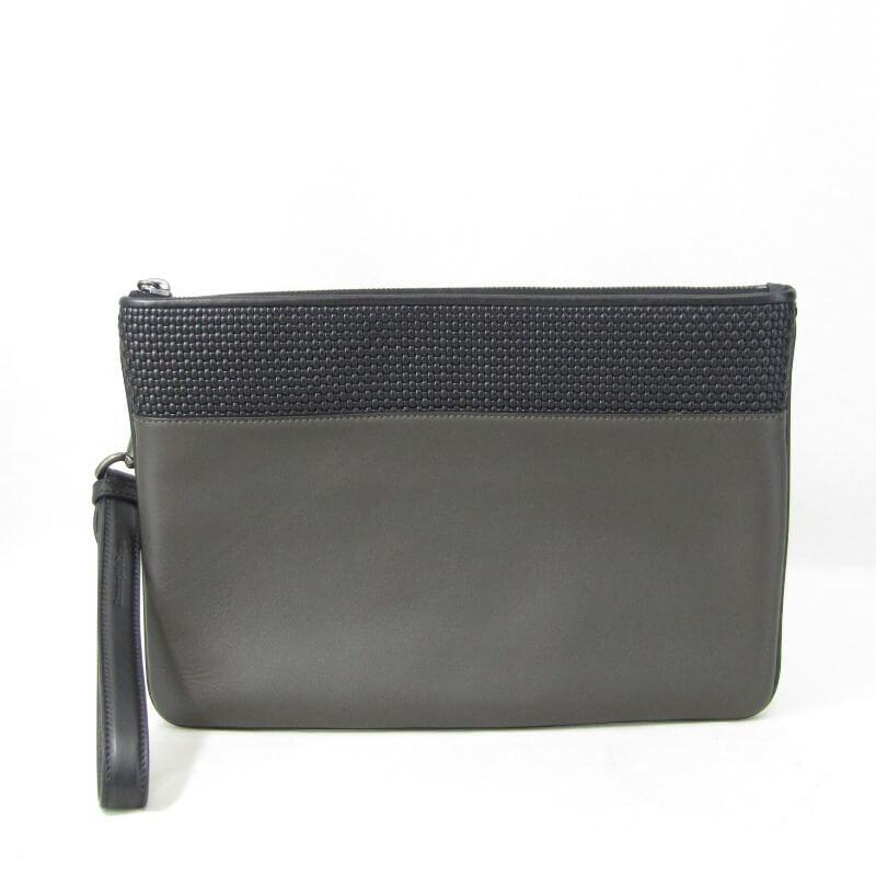 美品 Ermenegildo Zegna エルメネジルドゼニア レザー クラッチ 美品 Ermenegildo Zegna エルメネジルドゼニア レザー クラッチ