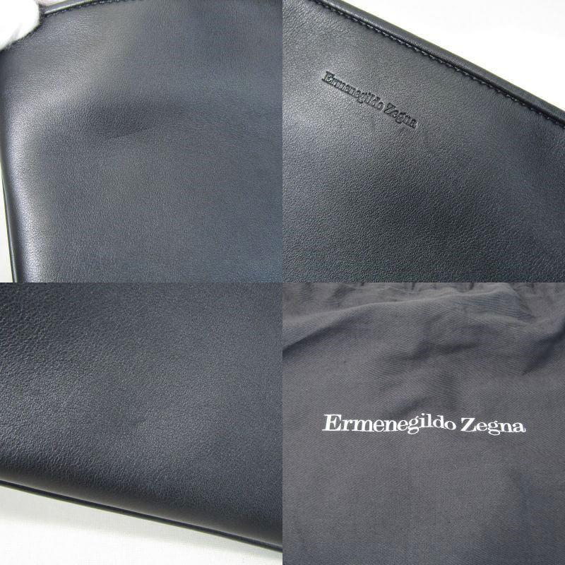 美品 Ermenegildo Zegna エルメネジルドゼニア レザー クラッチ 美品 Ermenegildo Zegna エルメネジルドゼニア レザー クラッチ