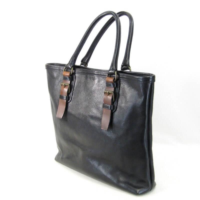 万双 マンソウ トートバッグ シモーネBOXトートS レザー メンズ