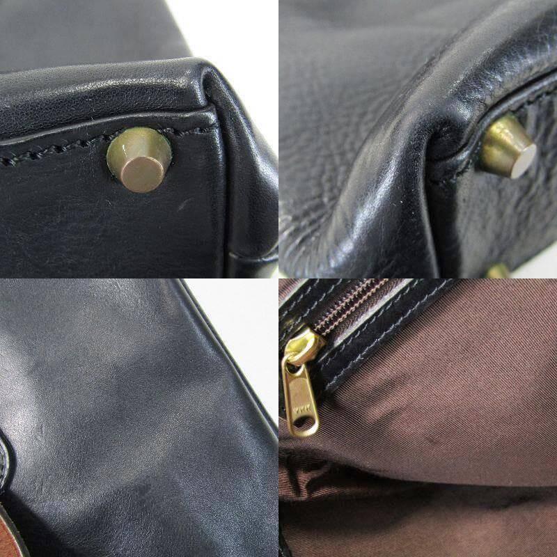 万双 マンソウ トートバッグ シモーネBOXトートS レザー メンズ