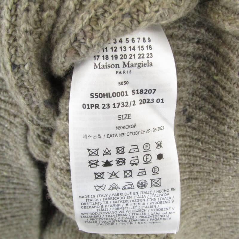 未使用 Maison Margiela メゾンマルジェラ クルーネックニット