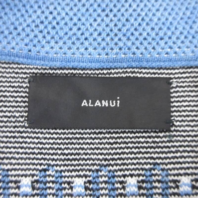 未使用 ALANUI アラヌイ バンダナ ニットシャツ LMHS23-021 BANDANA  