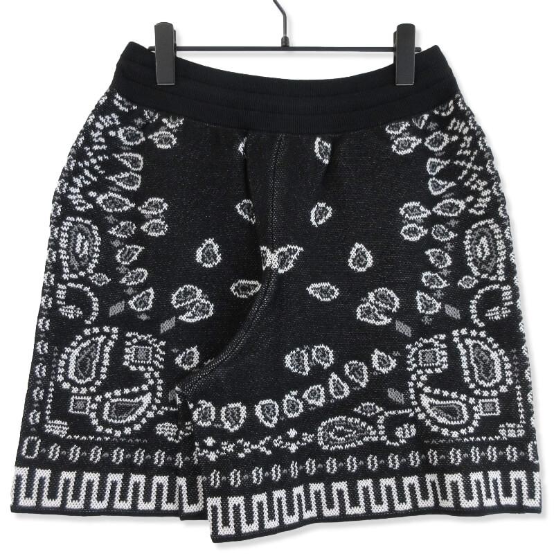 未使用 ALANUI アラヌイ バンダナ ニット ショーツ LWHR24-114 COTTON  