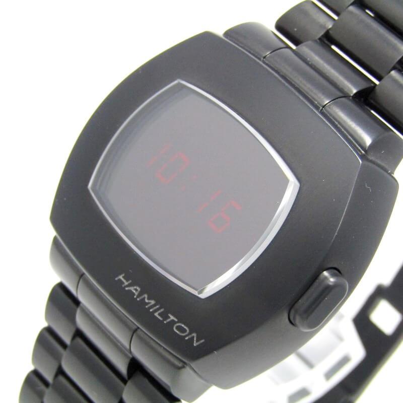 HAMILTON 美品 ハミルトン PSR Digital Quartz H52404130 アメリカン  