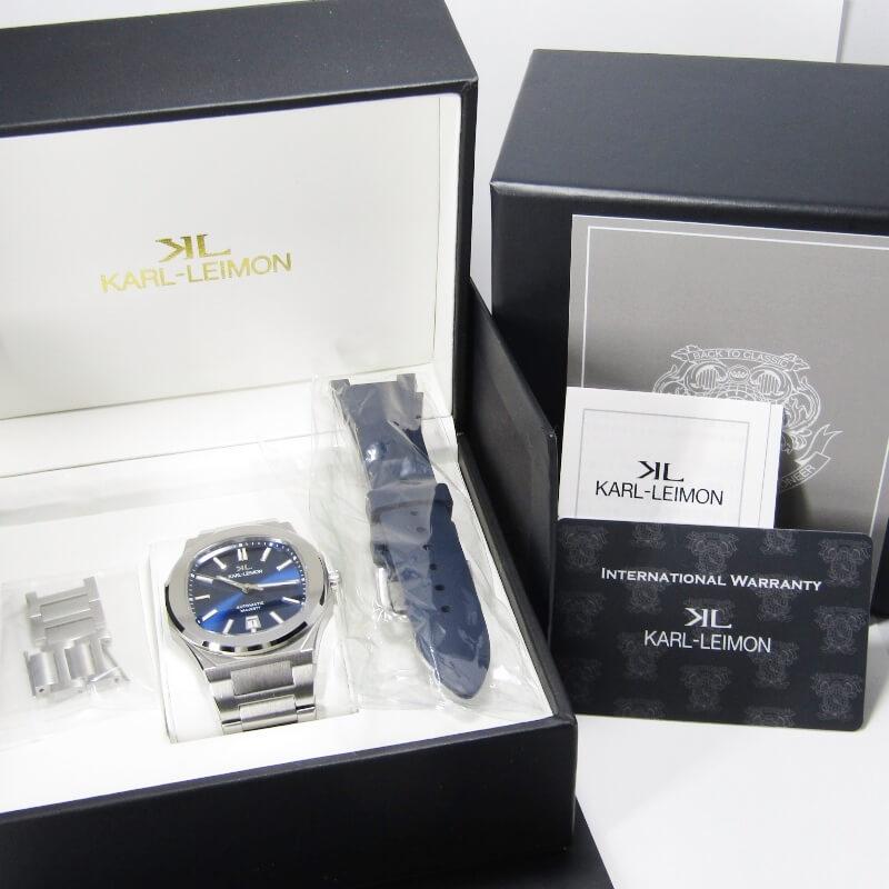 カルレイモン　3Hands Date BLUE 腕時計　自動巻き　機械式　男 3Hands Date BLUE - KARL-LEIMON Watches