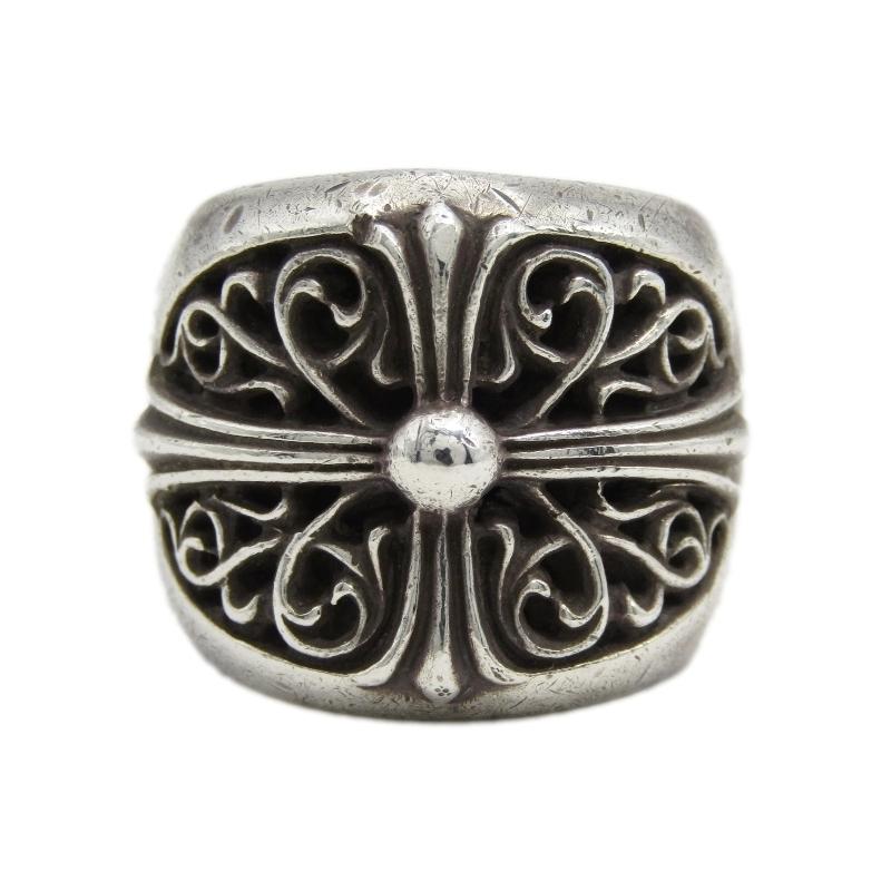 クロムハーツ　クラシックオーバルクロスリング　25号 クロムハーツクラシックオーバルクロスリング