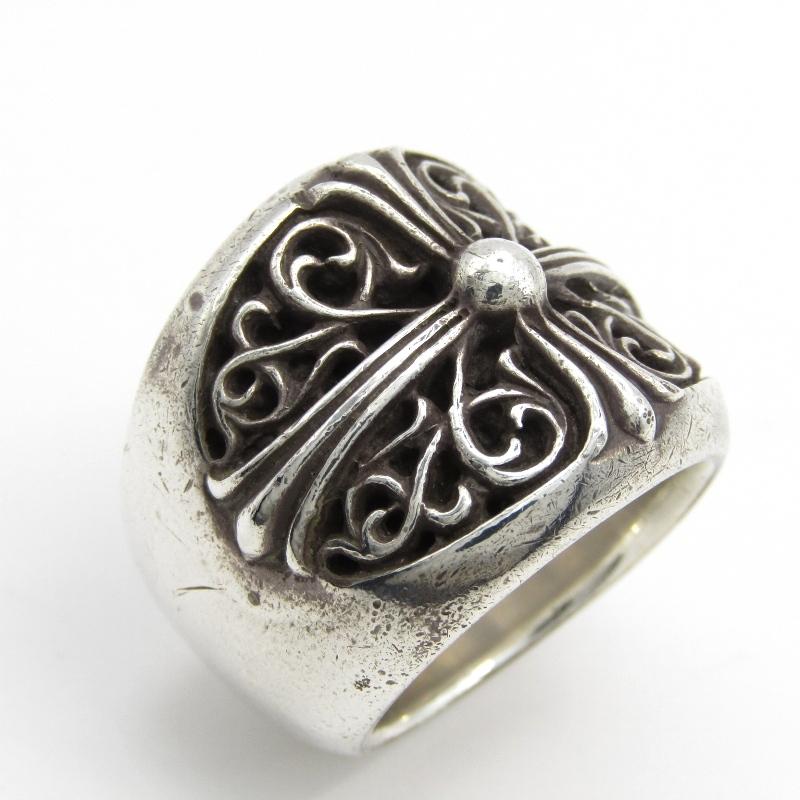 クロムハーツ　クラシックオーバルクロスリング　25号 クロムハーツクラシックオーバルクロスリング