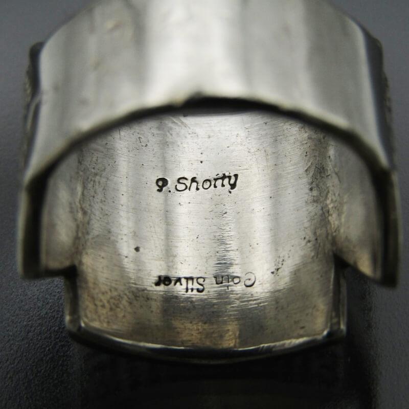 perry shorty coin silver ring ペリーショーティー Perry Shorty ナバホ族 リング コインシルバー ペリーショーティー