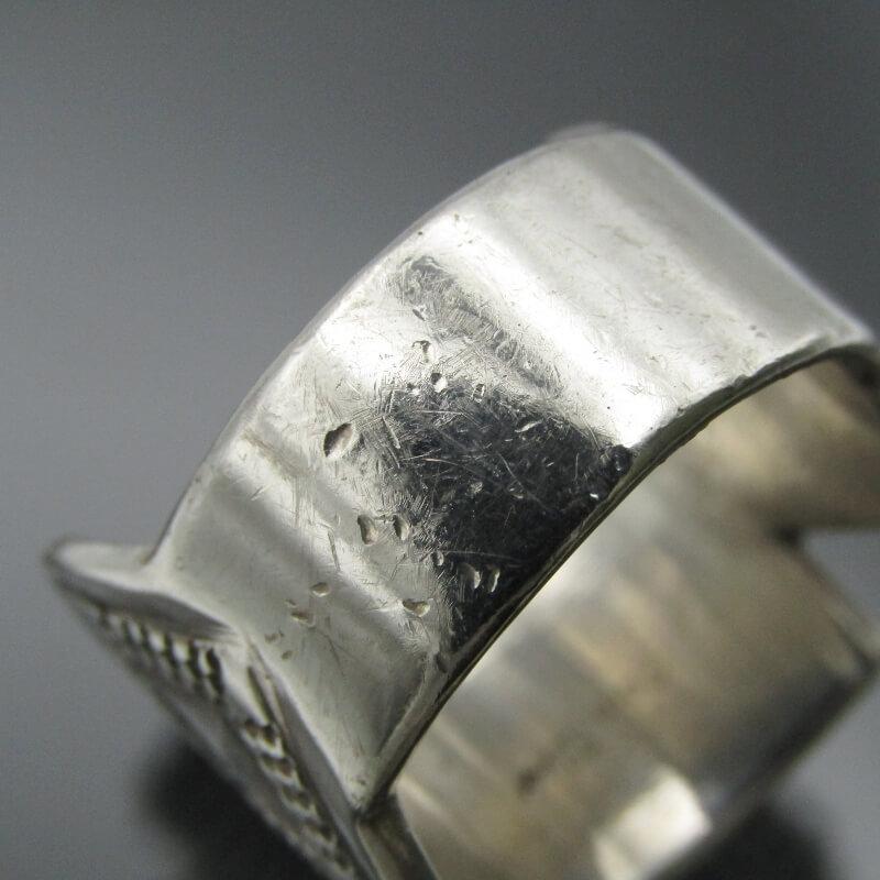 ペリーショーティー チゼルワークシルバー リング Perry Shorty ペリーショーティー チゼルワークコインシルバー リング Perry Shorty