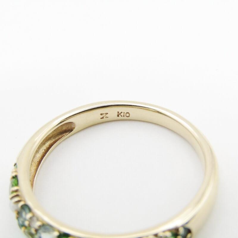 BIZOUX ビズー リング K10YG Bouquet スズラン ブーケ マルチカラー