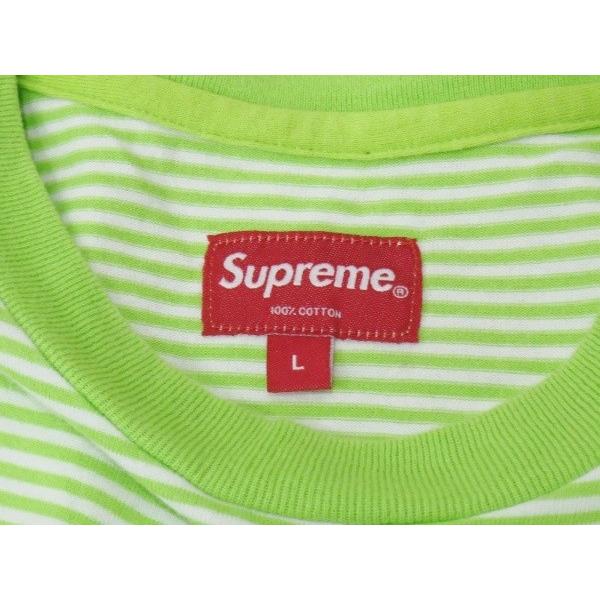 Supreme シュプリーム 半袖Tシャツ 13SS ボーダー Thin Striped