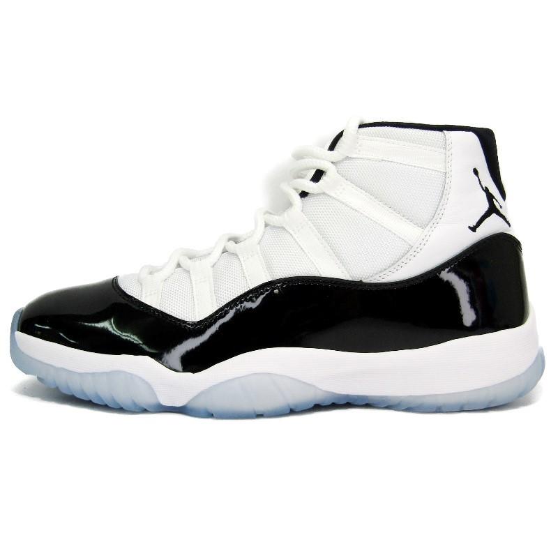 未使用 NIKE ナイキ AIR JORDAN 11 RETRO 378037-100 エアジョーダン コンコルド WHITE/BLACK-CONCORD 28.5cm 箱付スニーカー  中古 35000046｜classic