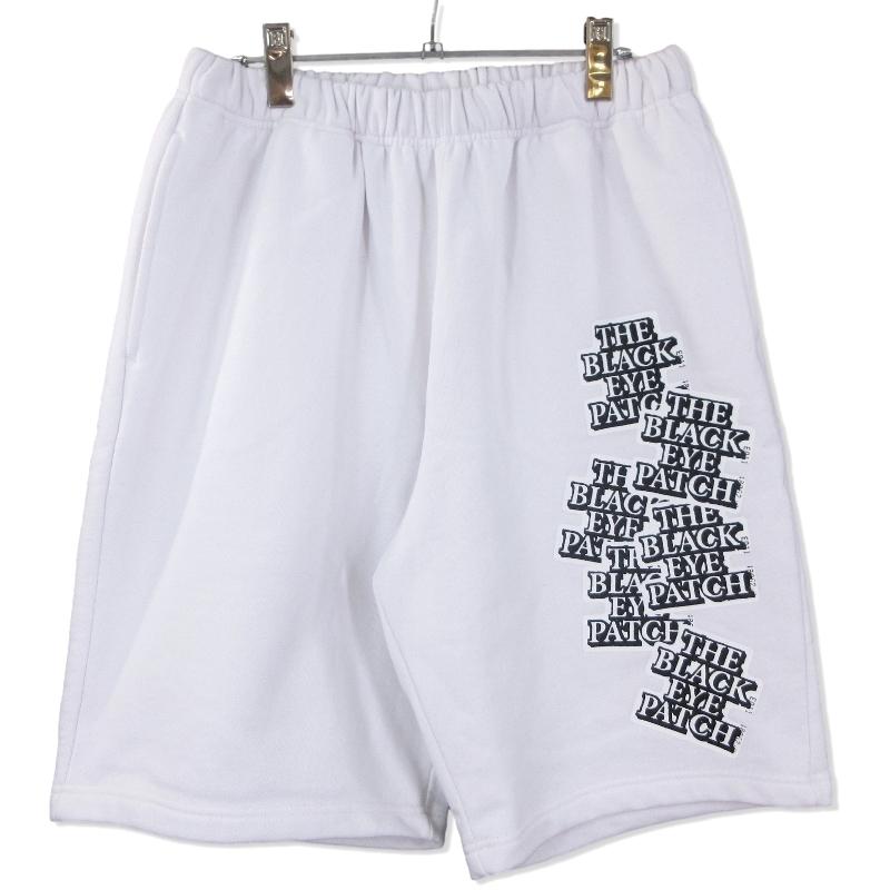 L.H.P x Black Eye Patch LABEL SWEAT SHORTS
