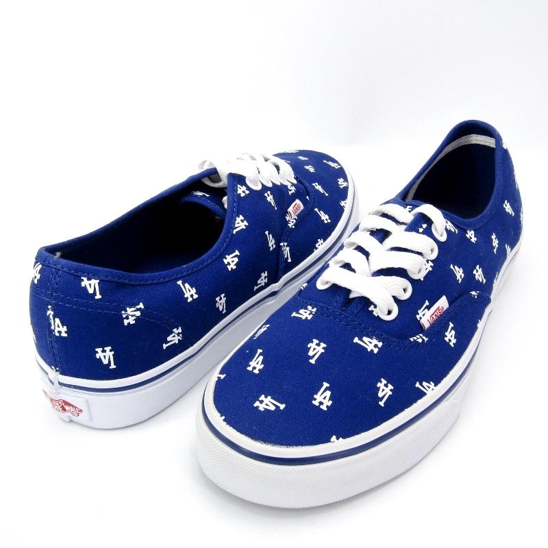 Vans ロサンゼルス・ドジャース ロゴプリント スニーカー Vans ロサンゼルス・ドジャース ロゴプリント スニーカー