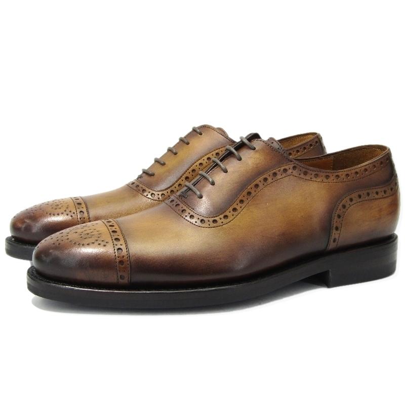 新品未使用✨ジャランスリワヤ　ドレスシューズ　セミブローグカーフ　98441 Jalan Sriwijaya(ジャランスリワヤ) 98441 未使用美品