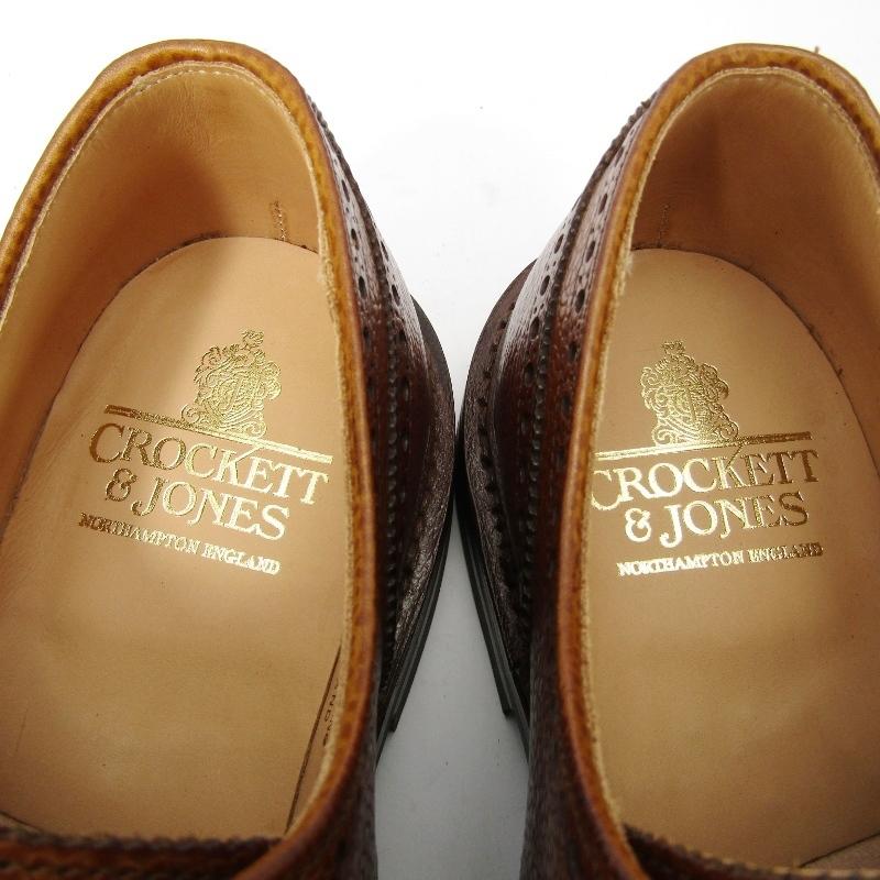 未使用 Crockett&Jones クロケットアンドジョーンズ UK8.5E ウィング 