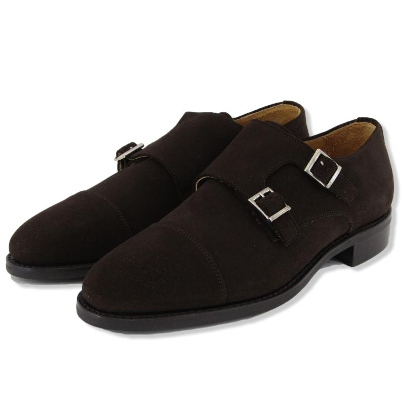 未使用 Berwick バーウィック UK5.5 ダブルモンクストラップ 3637  