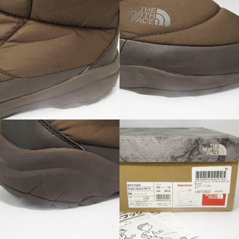THE NORTH FACE 未使用 ノースフェイス 29cm NUPTSE BOOTIE WP IV 