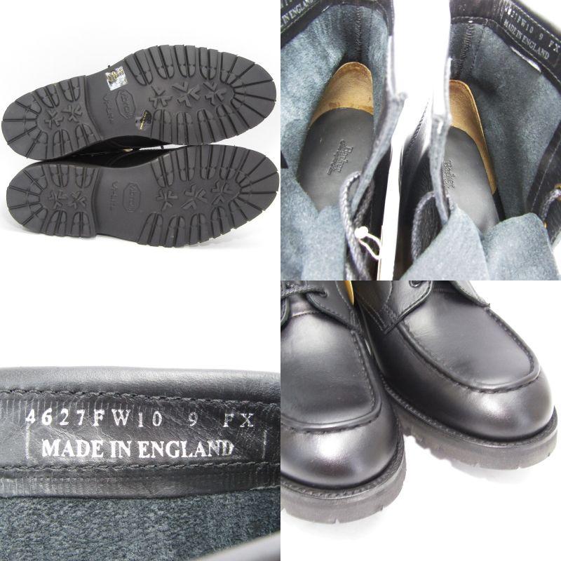 美品 BARKER バーカー UK9 モックトゥブーツ NOEL 4627FW10 ノエル 