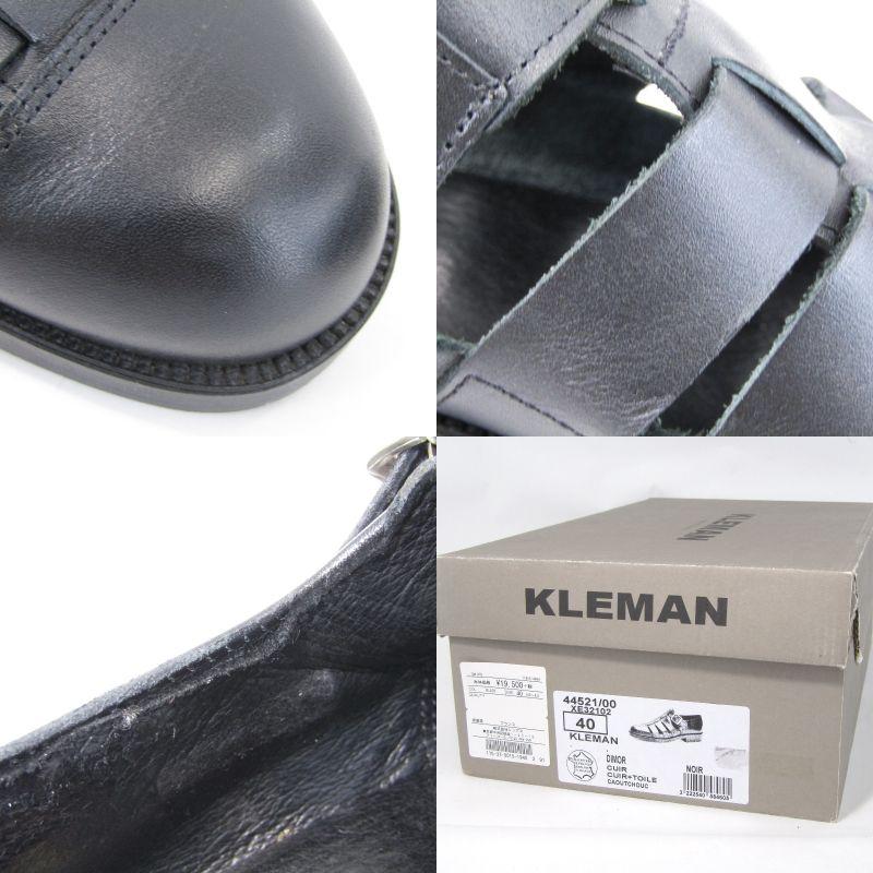 【KLEMAN】 DIOMR グルカサンダル SIZE40 KLEMAN クレマン 40 グルカサンダル 44521 レザー DIMOR