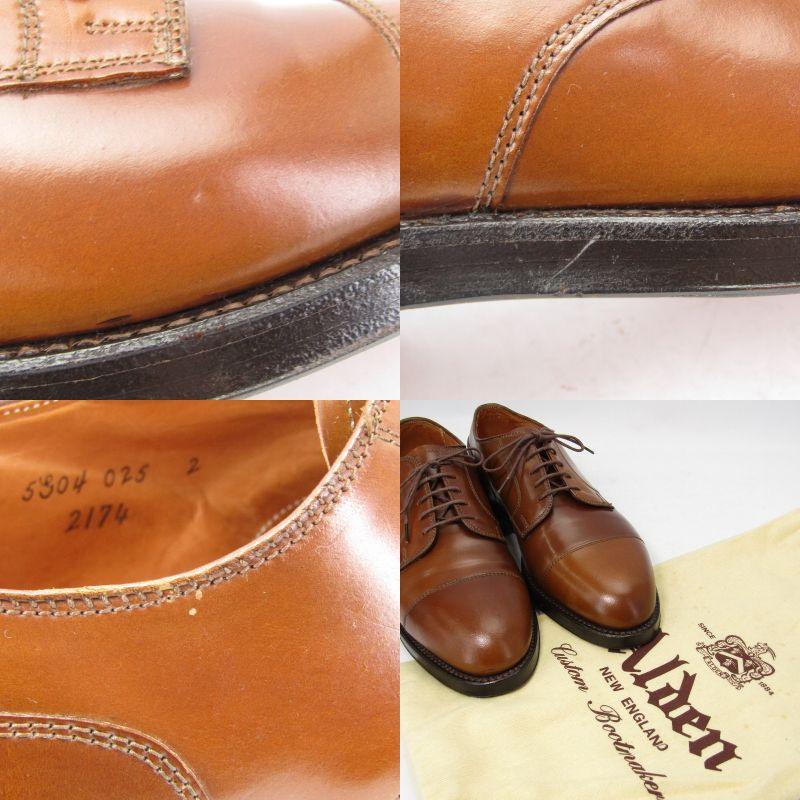 ALDEN 美品 Alden オールデン US6.5E 24.5cm 2174 ストレート